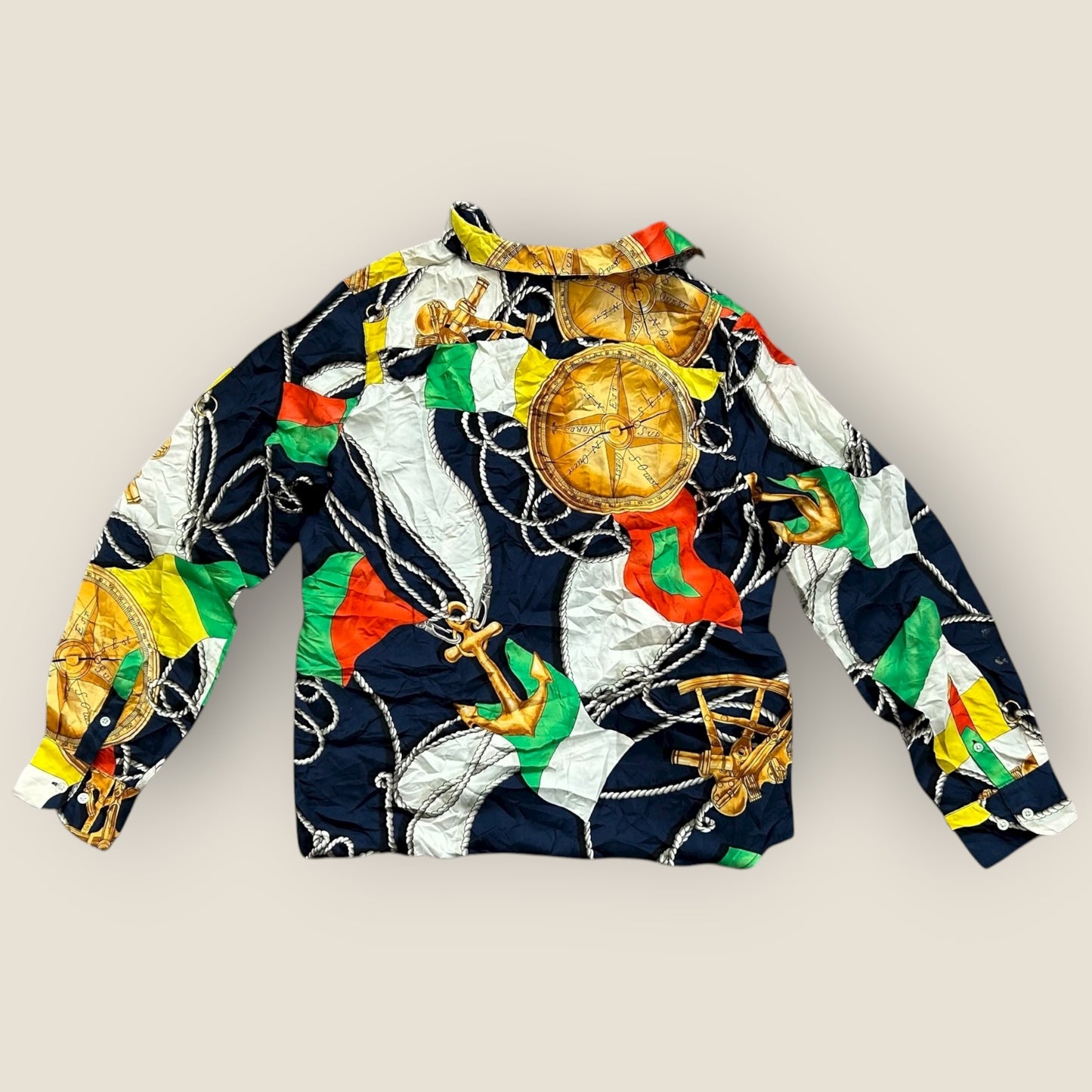 Ralph Lauren Vintage Seidenhemd Größe M